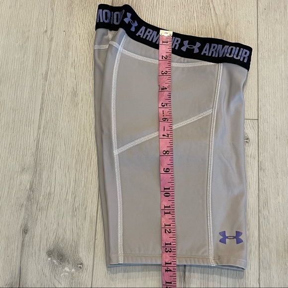 Under Armour Gray Strike Zone Compression Shorts HeatGear - Picture 6 of 9